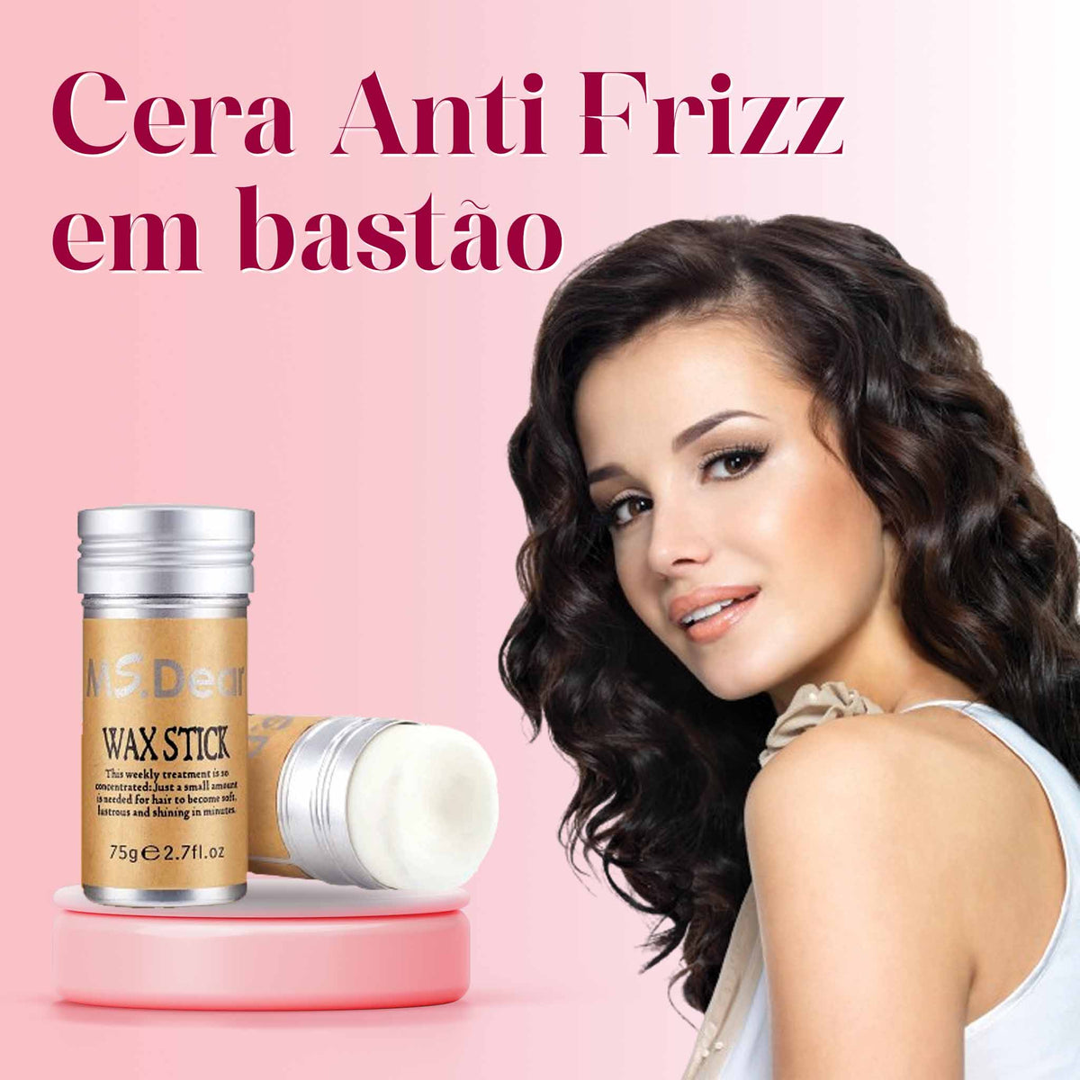 Cera Capilar Anti Frizz - Soft Hair