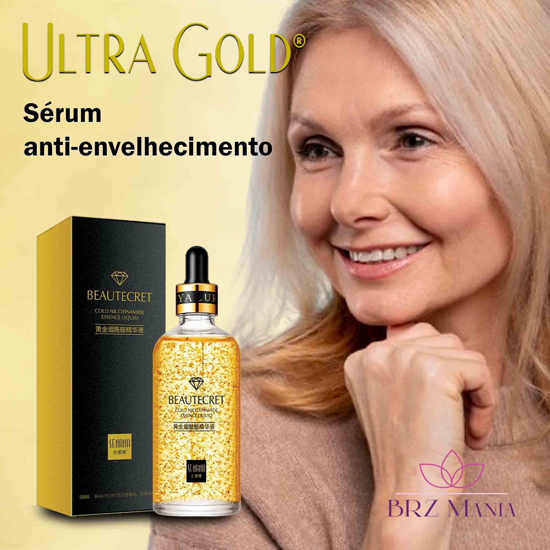 Sérum anti envelhecimento - Ultra Gold®